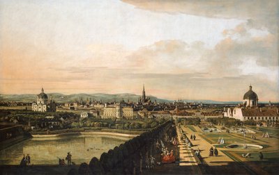 Vienna vista dal Palazzo del Belvedere da Bernardo Bellotto
